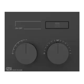 Термостат Gessi HI-FI 63002#299 черный XL