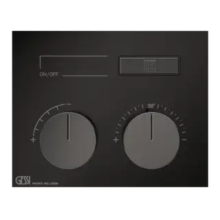 Термостат Gessi HI-FI 63002#706 Black Metal PVD