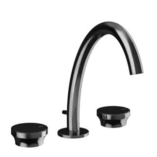 Смеситель для раковины Gessi ORIGINI 66013#706 Black Metal PVD
