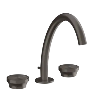 Смеситель для раковины Gessi ORIGINI 66013#707 Black Metal Brushed PVD