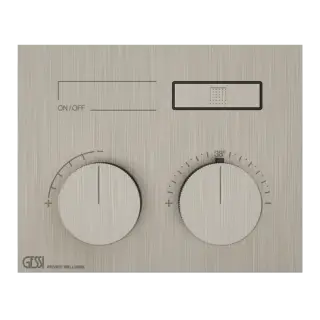 Термостат Gessi HI-FI 63002#149 FINOX BRUSHED NICKEL