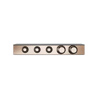 Термостат Gessi HI-FI ECLECTIC 65254#030 Медный PVD, полочка-черное стекло