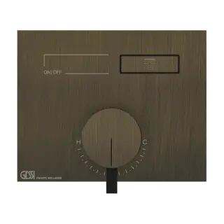 Смеситель для душа Gessi HI-FI MIXER 63061#713 античная латунь