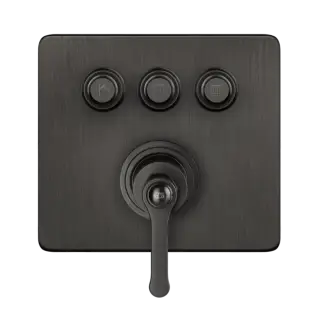 Смеситель для душа Gessi HI-FI ECLECTIC 65244#707 Black Metal Brushed PVD