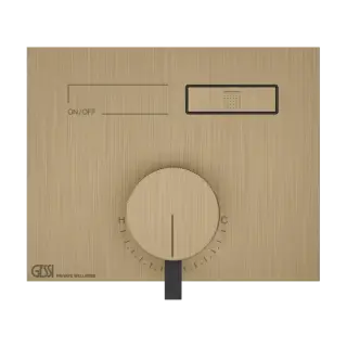 Смеситель для душа Gessi HI-FI MIXER 63061#726 Warm Bronze Brushed PVD