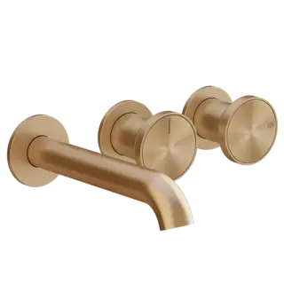 Смеситель для ванны Gessi ORIGINI 66042#726 Warm Bronze Brushed PVD