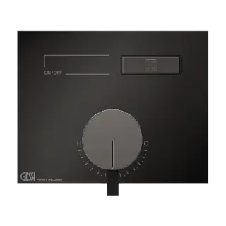 Смеситель для душа Gessi HI-FI MIXER 63061#706 Black Metal PVD