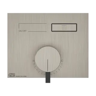 Смеситель для душа Gessi HI-FI MIXER 63061#149 FINOX BRUSHED NICKEL