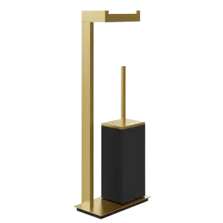 Стойка комбинированная Gessi INVERSO 20934#087 цвет-черный/Gold Brushed CCP