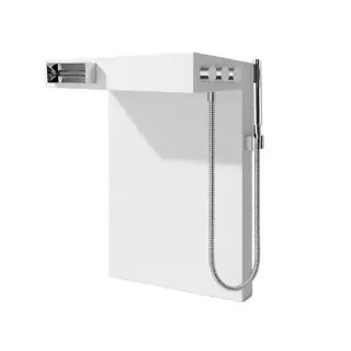 Напольный смеситель Dornbracht Elemental spa nota 25963770-00+35946970-90 цвет-хром/белый