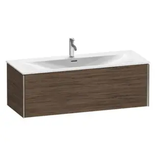 База под раковину Duravit XViu XV40360B121 Walnut Dark-21/рама champagne матовый-B1