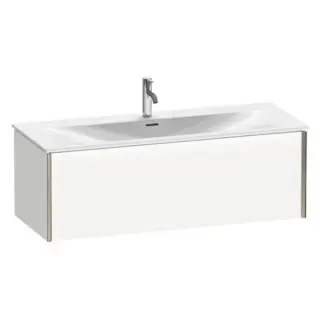 База под раковину Duravit XViu XV40360B118 белый матовый-18/рама champagne матовый-B1