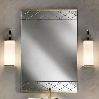 Зеркало для ванной Oasis Lutetia 0ARDAR708500125OR золото