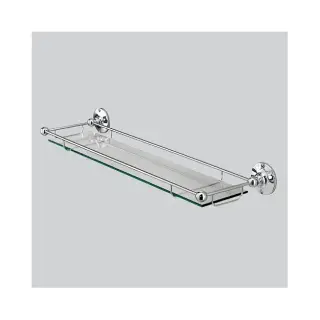 Полка для ванной Devon&Devon Cavendish WM10CR хром, стекло прозрачное