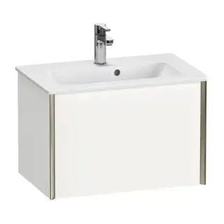 База под раковину Duravit XViu XV40780B118 белый матовый-18/рама champagne матовый-B1