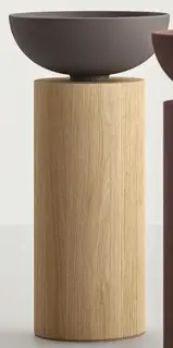 База под раковину Milldue Saba 4351 ROVERE MEZZA FIAMMA-7777/oro nero satinato-332