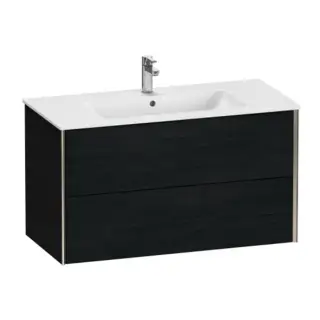 База под раковину Duravit XViu XV41270B116 Black Oak-16/рама champagne матовый-B1