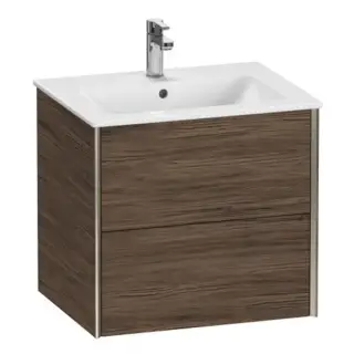 База под раковину Duravit XViu XV41250B121 Walnut Dark-21/рама champagne матовый-B1