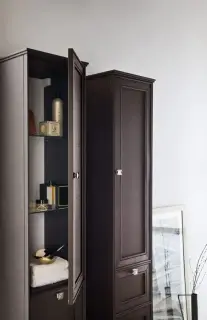 Пенал с 2 дверками и 1 ящиком, 35*38.5*175.5, Roere Bianco