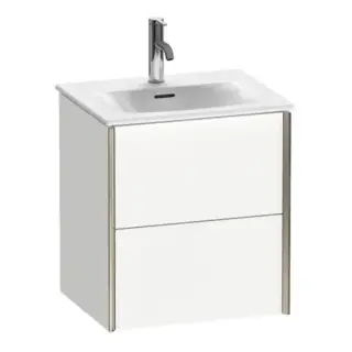 База под раковину Duravit XViu XV41310B118 белый матовый-18/рама champagne матовый-B1