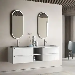 Зеркало для ванной Arbi DRIVE S283 Bianco