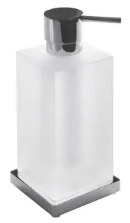 Дозатор Colombo Design LOOK B9317 хром, стекло матовое