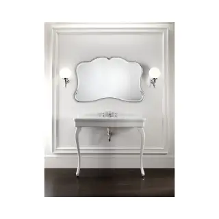 Консоль для ванной комнаты Devon&Devon Colette Consolle DECOLETTEBI3FGBI ножки и структура - белая керамика