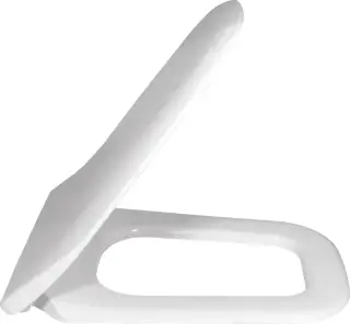 Сиденье с крышкой для компакта Slimseat, с функцией quickrelease и softclosing, 34.8*44.3, duroplast, star white ceramicplus, крепления нерж. сталь