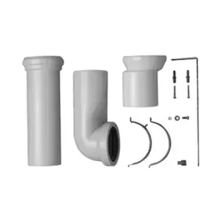 Комплект подключения vario для горизонтального и вертикального стока (длина регулируемая 7-21 см), d11