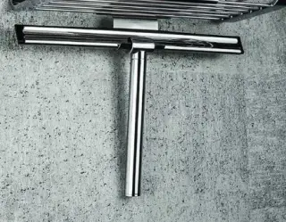 Cкребок для сгона воды. 34*17,5 хром