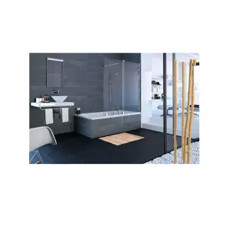 Шторка на ванну HUPPE Xtensa XT0601.069.322 хром/стекло прозрачное с покрытием Anti-Plaque