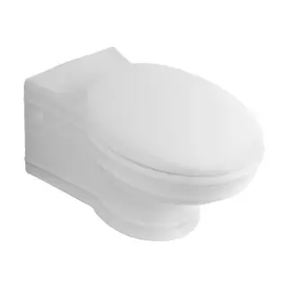 Сиденье-крышка для компакта, duroplast, star white / крепление - латунь