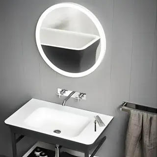 Зеркало для ванной Agape MEMORY AMEM867ZL белый матовый