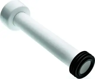 Патрубок с резиновой манжетой для подсоединения унитаза