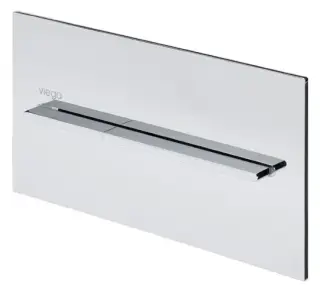 Клавиша visign for more 104, T5, в комплекте с тросиковым механизмом, крепежной рамкой, крепежным материалом, 27.1*h14, аллюминий/хром