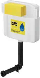 Бачок смывной скрытого монтажа для пристенных унитазов Visign 2H, Т4, 52.5*18.8*h43.5, пластик