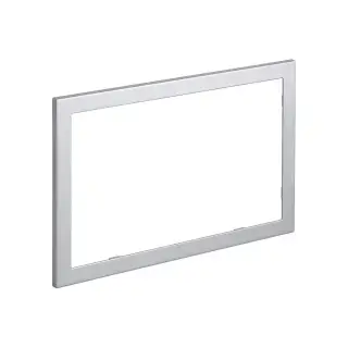 Рама облицовочная для клавиши смыва, 24.6*0.6*h16.4, полированный хром