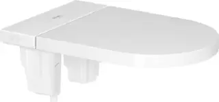 Сиденье для унитаза-биде SensoWash Starck f Plus, душ, подогрев, фен, удаление запаха, удаление налета 37.8*57.3, duroplast белый