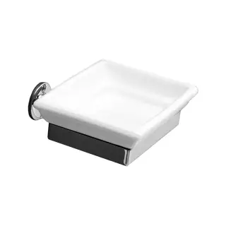 Мыльница Devon&Devon First Class DD33010CR хром/белый