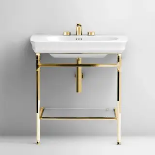 Консоль для ванной комнаты Art Ceram CIVITAS CIA003.73 золото антик