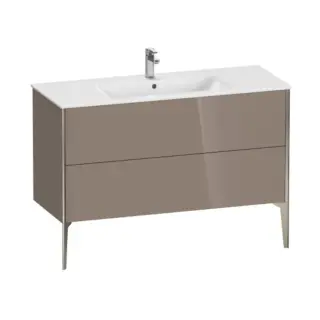 База под раковину Duravit XViu XV44840B186 Cappuccino High Gloss-86/рама champagne матовый-B1