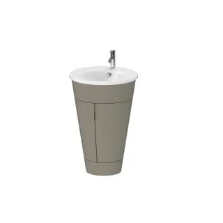 База под раковину Duravit Philippe Starck 1 S1952009292 Stone Grey Satin Matt Lacquer