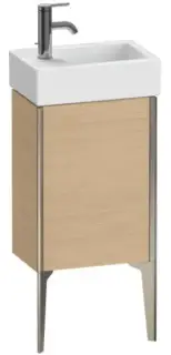 База под раковину Duravit XViu XV4530LB130 Natural Oak-30/рама champagne матовый-B1