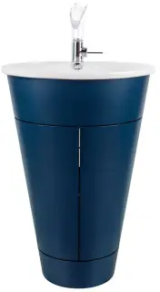 База под раковину Duravit Philippe Starck 1 S1952009898 Night Blue Satin Matt Lacquer