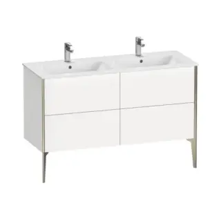 База под раковину Duravit XViu XV44850B118 белый матовый-18/рама champagne матовый-B1