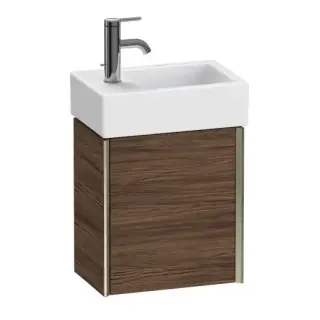 База под раковину Duravit XViu XV4230LB121 Walnut Dark-21/рама champagne матовый-B1