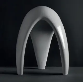 Табурет, 40*40*h61.5, bianco matt