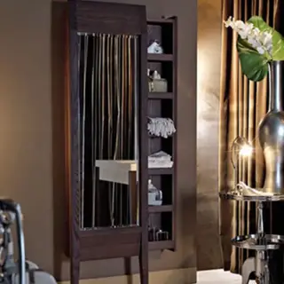 Зеркало для ванной Kerasan Bentley 918347 темный ясень