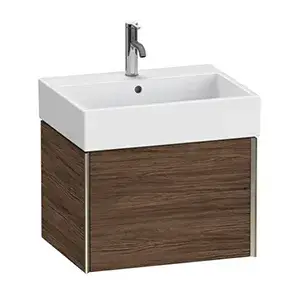 База под раковину Duravit XViu XV42340B121 Walnut Dark-21/рама champagne матовый-B1