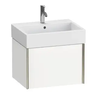 База под раковину Duravit XViu XV42340B118 белый матовый-18/рама champagne матовый-B1